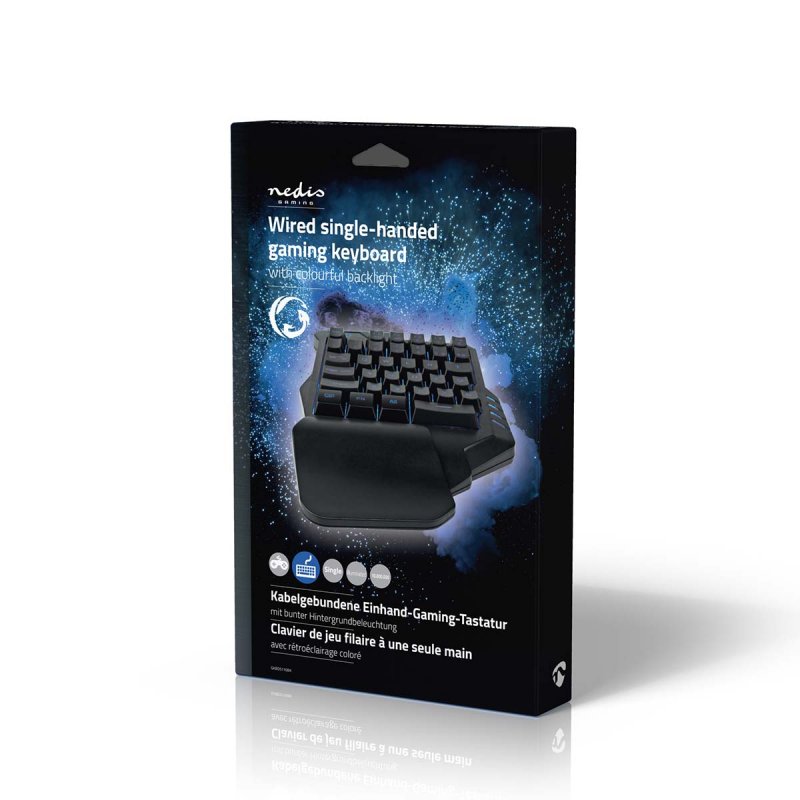 Wired Gaming Keyboard | USB-A  GKBDS110BK - obrázek č. 10