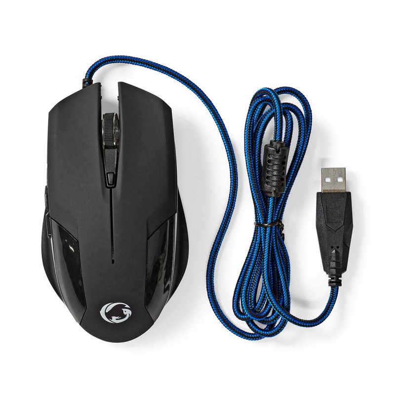 Gaming Mouse | Kabelové | 1200 / 2400 / 4800 / 7200 dpi  GMWD110BK - obrázek č. 6