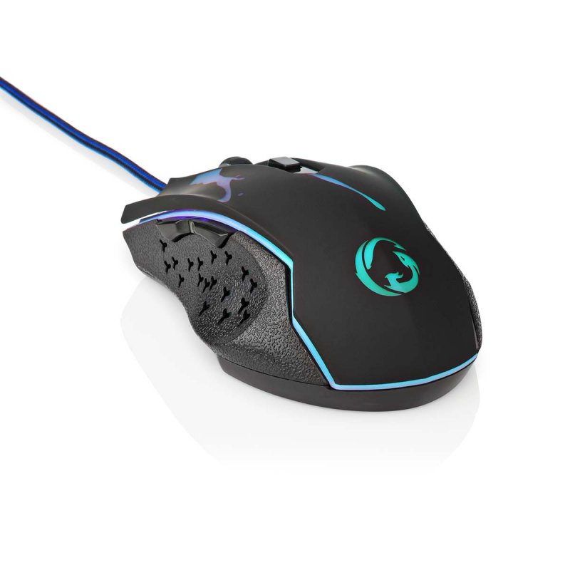 Gaming Mouse | Kabelové | 1200 / 1800 / 2400 / 3600 dpi  GMWD210BK - obrázek produktu