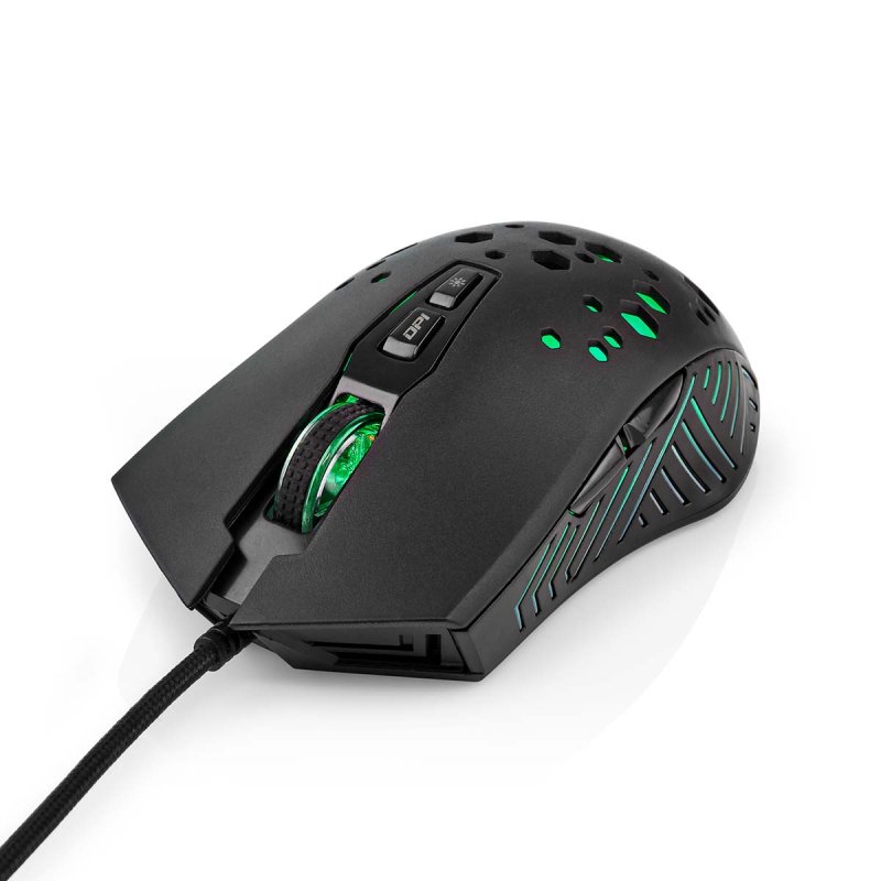Gaming Mouse | Kabelové | 800 / 1200 / 2400 / 3200 / 4800 / 7200 dpi  GMWD410BK - obrázek č. 12