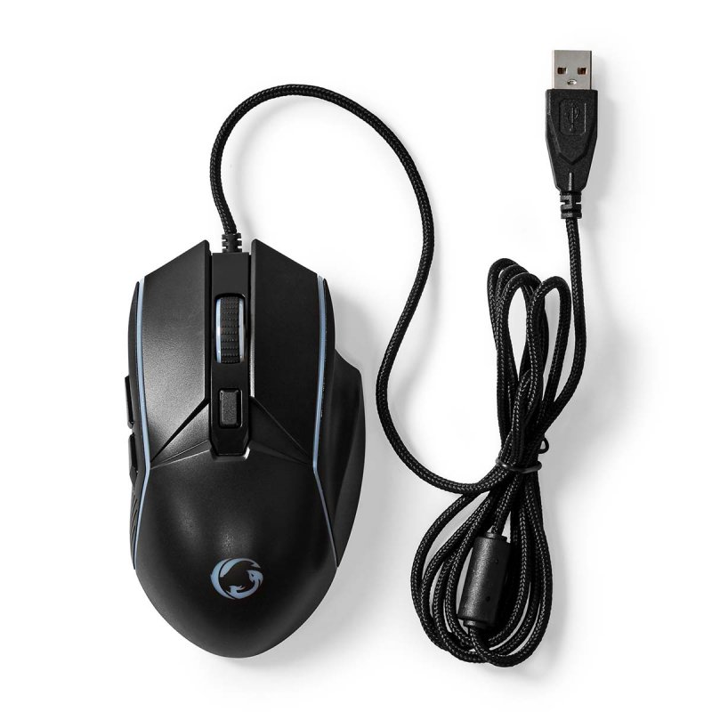 Gaming Mouse | Kabelové | 800 / 1200 / 2400 / 3200 / 4800 / 7200 dpi  GMWD510BK - obrázek č. 7