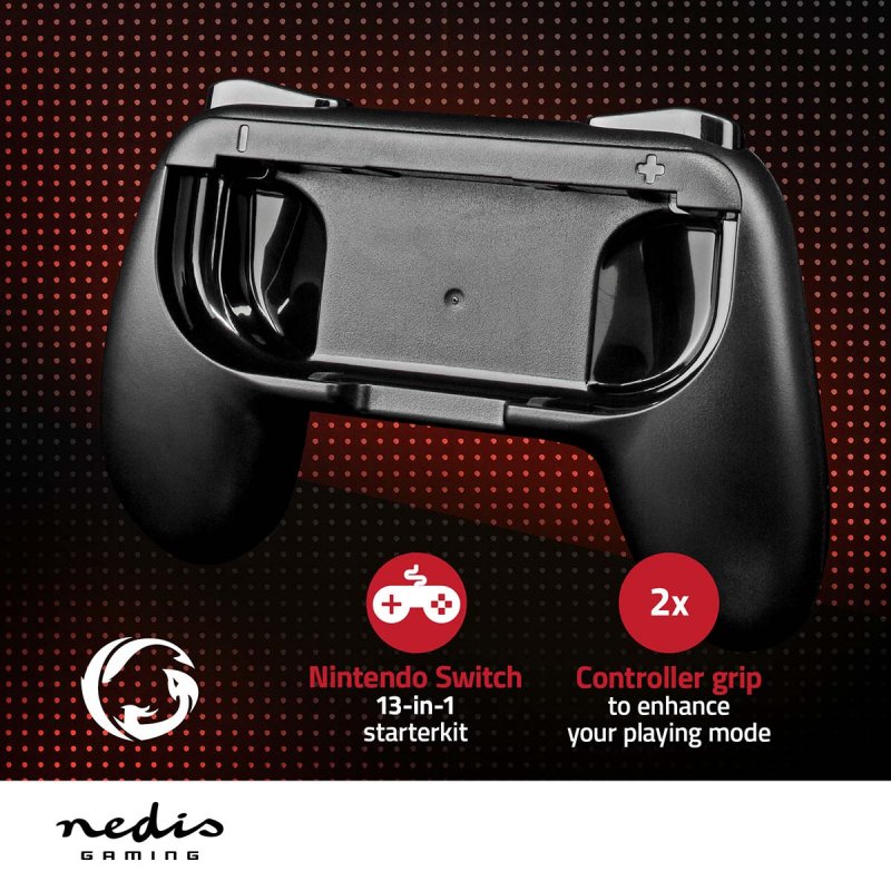 Herní Starter Kit | Kompatibilní s: Nintendo Switch (OLED)  GNSWKIT110BK - obrázek č. 5