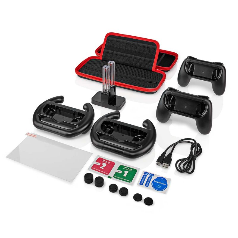 Herní Starter Kit | Kompatibilní s: Nintendo Switch (OLED)  GNSWKIT110BK - obrázek č. 4