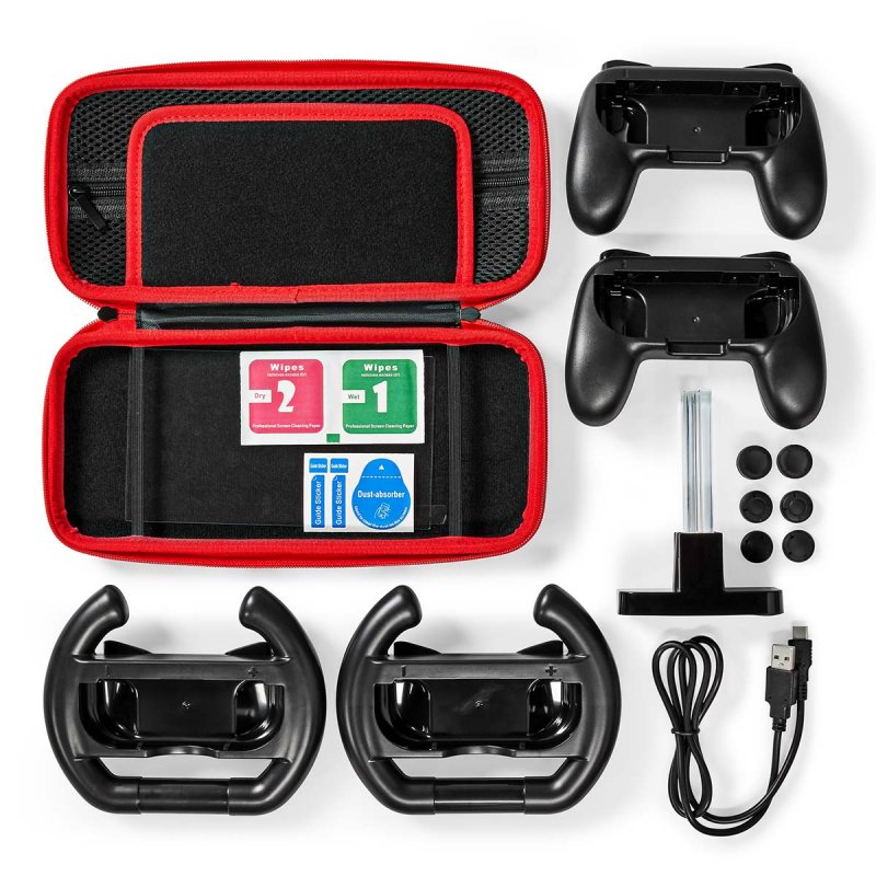 Herní Starter Kit | Kompatibilní s: Nintendo Switch (OLED)  GNSWKIT110BK - obrázek č. 2