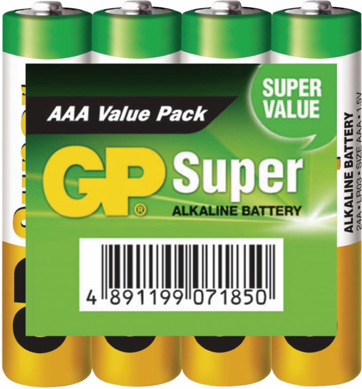Alkalická Baterie AAA 1.5 V Super 192-Prodejní Stojan - obrázek č. 1