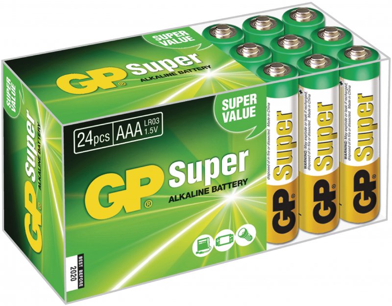 Alkalická Baterie AAA 1.5 V Super 24-Krabice - obrázek produktu