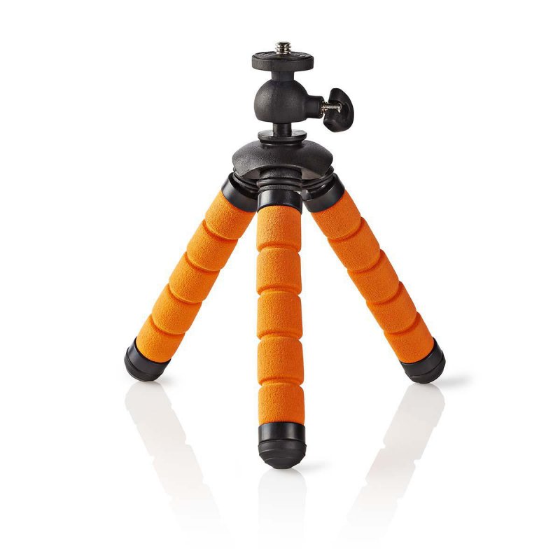 Mini stativ | Max. 0,5 kg | 13 cm | Ohebná | Černá/Oranžová - obrázek produktu