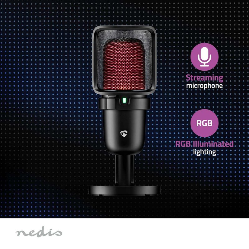 Streamovací a Herní Mikrofon  GSMIC210BK - obrázek č. 12