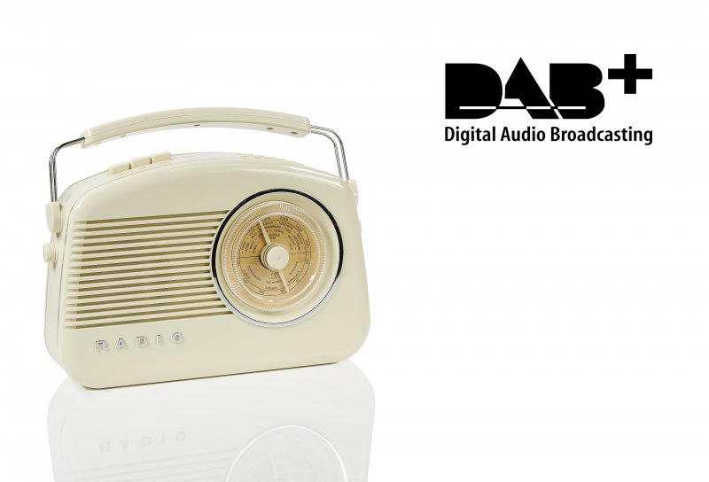 Přenosné DAB+ Rádio FM / AM / DAB / DAB+ AUX Béžová - obrázek č. 3
