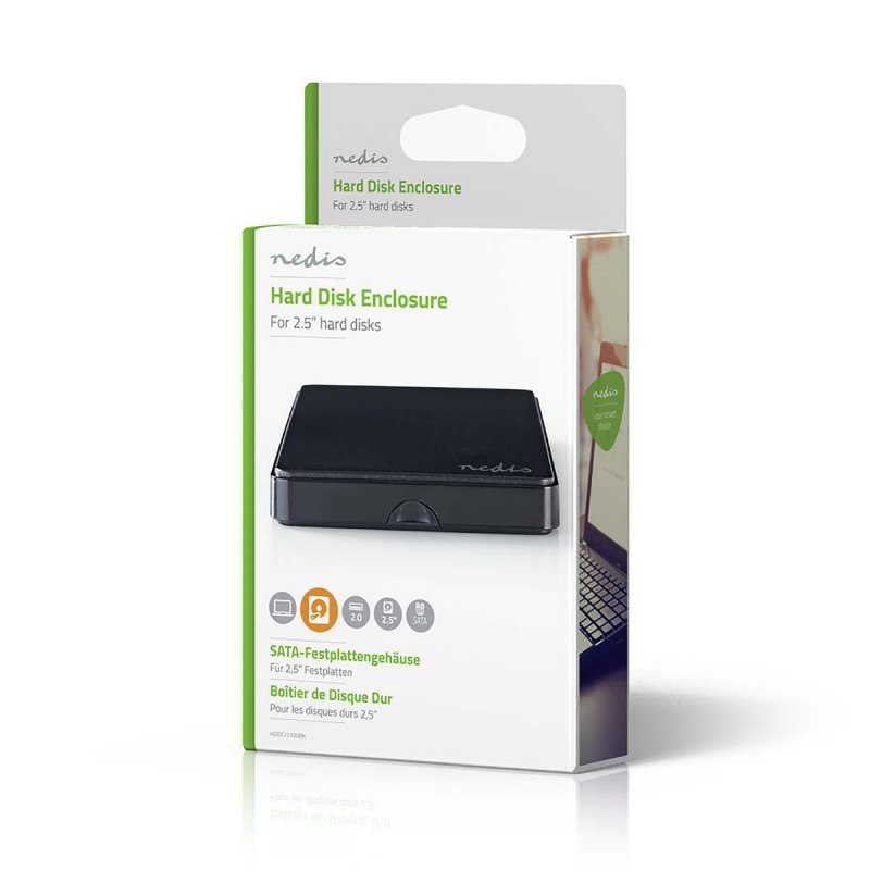 Externí box pro HDD | 2.5 " | SATA II | USB2.0 | USB-A | Plast - obrázek č. 5