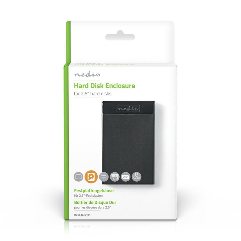 Externí box pro HDD | 2.5 " | SATA III 6 Gb/s | USB 3.1 Gen1 | USB-A | Plast - obrázek č. 5