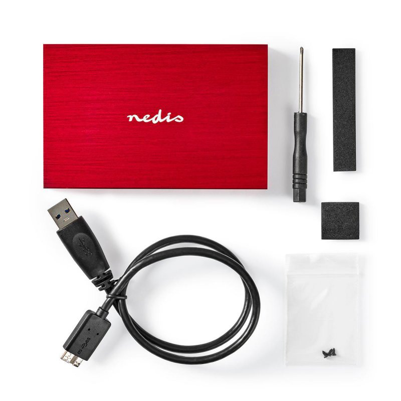 Externí box pro HDD | 2.5 " | SATA III 6 Gb/s | USB 3.2 Gen1 | USB-A | Hliník / Plast - obrázek č. 8