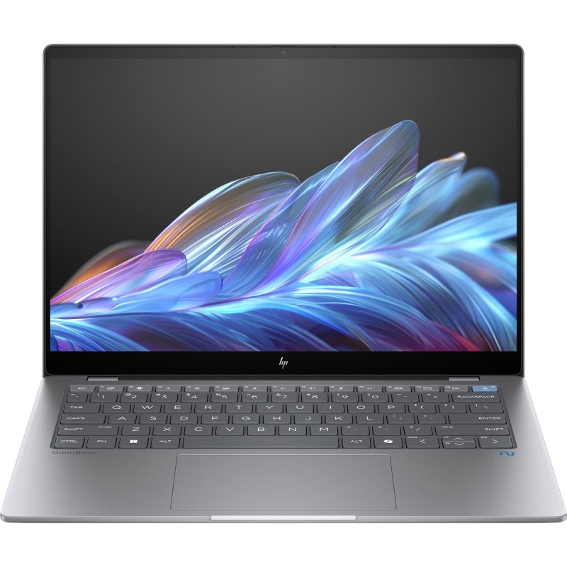 HP Omnibook X stříbrný - Snapdragon X Elite, 16 GB, 512 GB SSD, 14" dotykový, Windows 11 Home - obrázek produktu