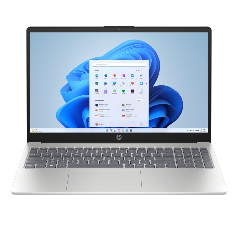 HP 15 / 15-fd0011nc / N100 / 15,6" / FHD / 8GB / 128GB / Intel int / W11S / Silver - obrázek produktu