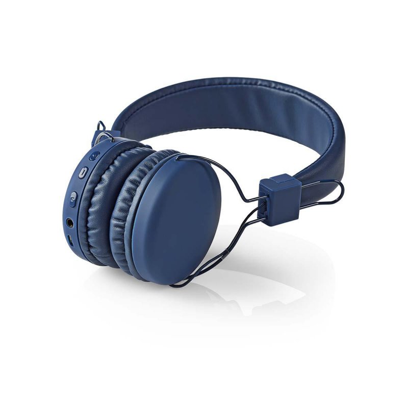 Bezdrátová Sluchátka | Bluetooth® | On-ear | Skládací | Vestavěný Mikrofon | Modrá - obrázek č. 4