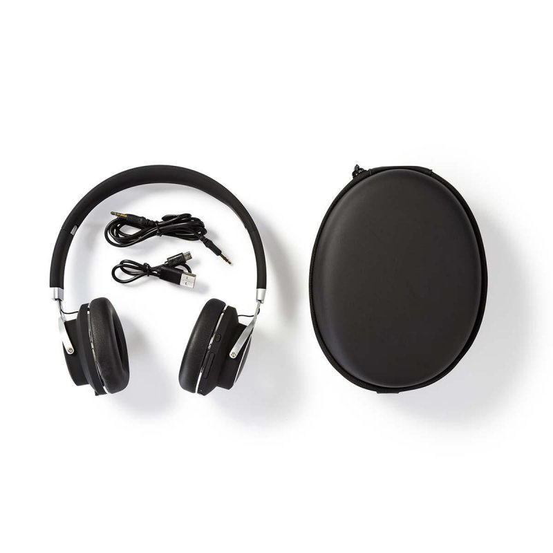 Bezdrátová Sluchátka | Bluetooth® | On-ear | Cestovní pouzdro | Černá barva - obrázek č. 3