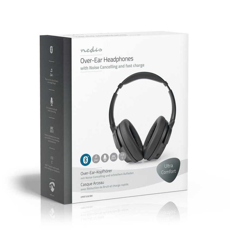 Bezdrátová sluchátka Over-Ear  HPBT3261BK - obrázek č. 8