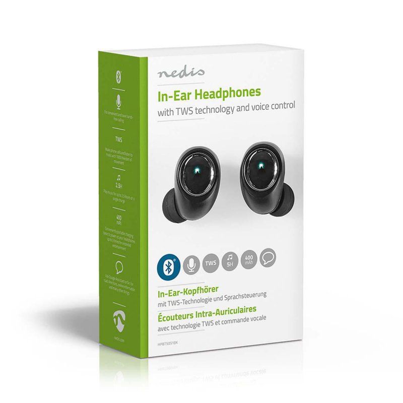 Bezdrátová Sluchátka | Bluetooth® | Do Uší | True Wireless Stereo (TWS) | Hlasové Ovládání - obrázek č. 3