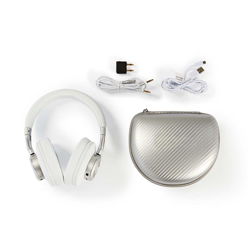 Bezdrátová Sluchátka | Bluetooth® | Over-ear | Aktivní Potlačení Hluku (ANC) | Bílá barva - obrázek č. 3