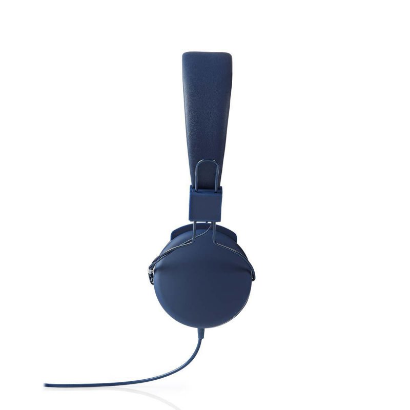 Kabelová sluchátka na uši | 3,5 mm | Délka kabelu: 1.20 m | 99 dB | Modrá - obrázek č. 1