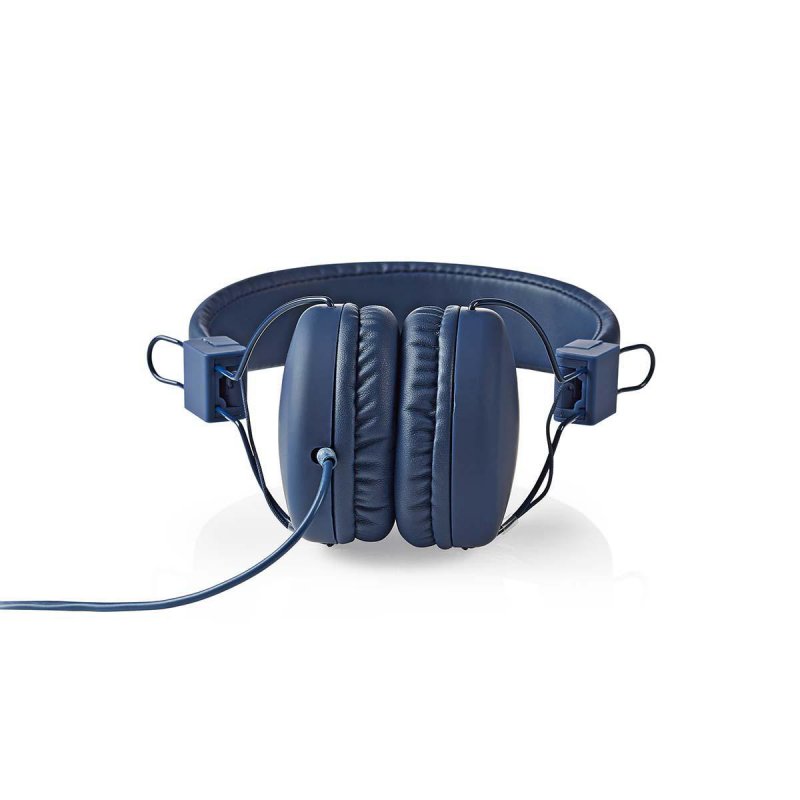 Kabelová sluchátka na uši | 3,5 mm | Délka kabelu: 1.20 m | 99 dB | Modrá - obrázek č. 2