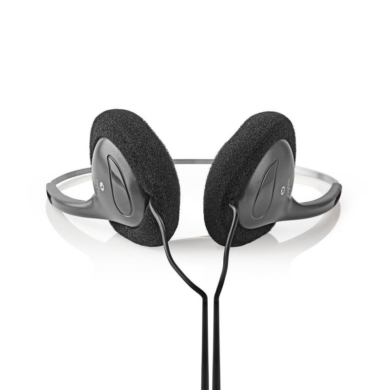 Kabelová sluchátka na uši | 3,5 mm | Délka kabelu: 6.00 m | Černá - obrázek č. 2