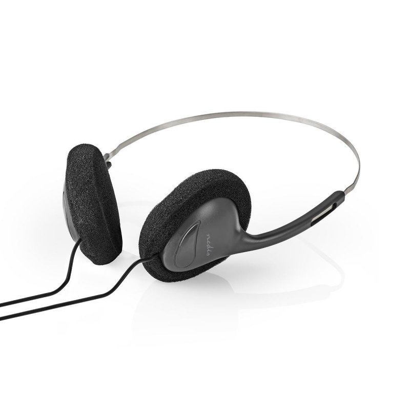 Kabelová sluchátka na uši | 3,5 mm | Délka kabelu: 6.00 m | Černá - obrázek č. 3