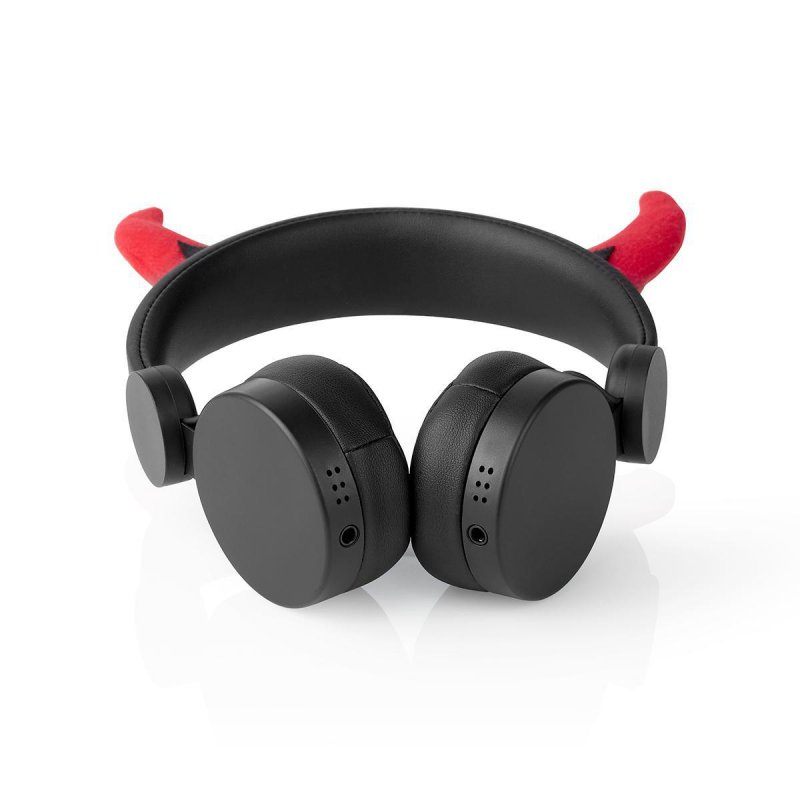 Kabelová sluchátka na uši | 3,5 mm | Délka kabelu: 1.20 m | 85 dB | Černá / Červená - obrázek č. 6