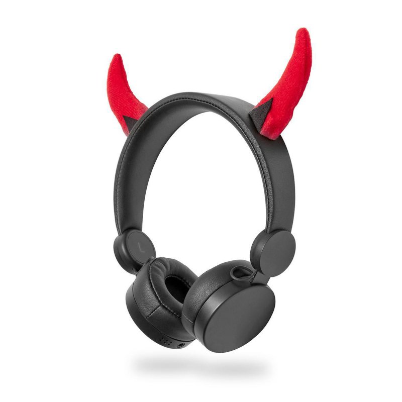 Kabelová sluchátka na uši | 3,5 mm | Délka kabelu: 1.20 m | 85 dB | Černá / Červená - obrázek č. 9