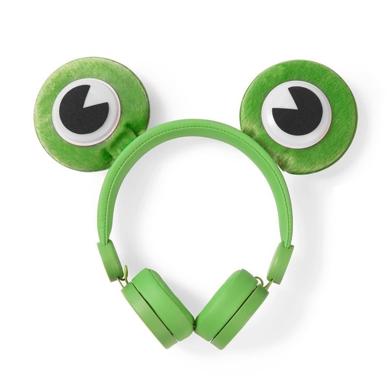 Kabelová sluchátka na uši | 3,5 mm | Délka kabelu: 1.20 m | 85 dB | Zelená - obrázek produktu