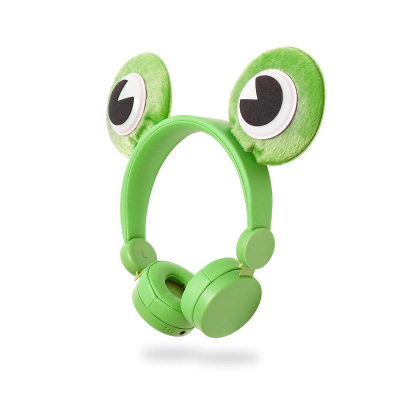 Kabelová sluchátka na uši | 3,5 mm | Délka kabelu: 1.20 m | 85 dB | Zelená - obrázek č. 9
