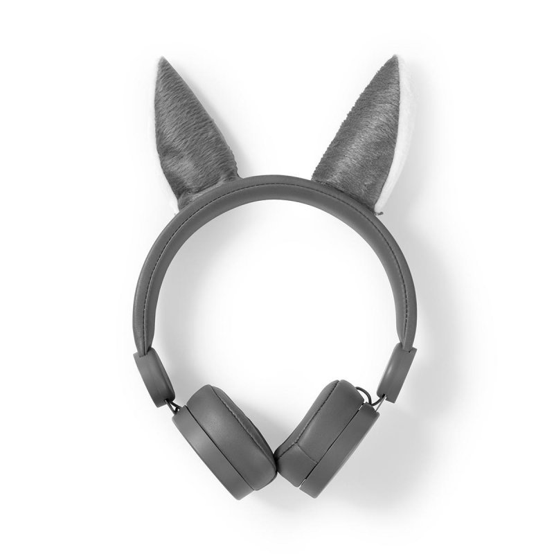 Kabelová sluchátka na uši | 3,5 mm | Délka kabelu: 1.20 m | 85 dB | Šedá - obrázek č. 5