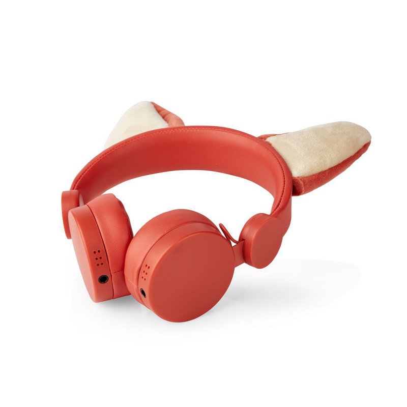 Kabelová sluchátka na uši | 3,5 mm | Délka kabelu: 1.20 m | 85 dB | Oranžová - obrázek č. 7