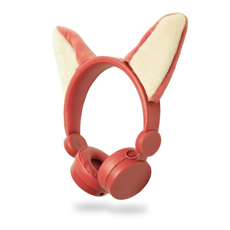 Kabelová sluchátka na uši | 3,5 mm | Délka kabelu: 1.20 m | 85 dB | Oranžová - obrázek č. 9