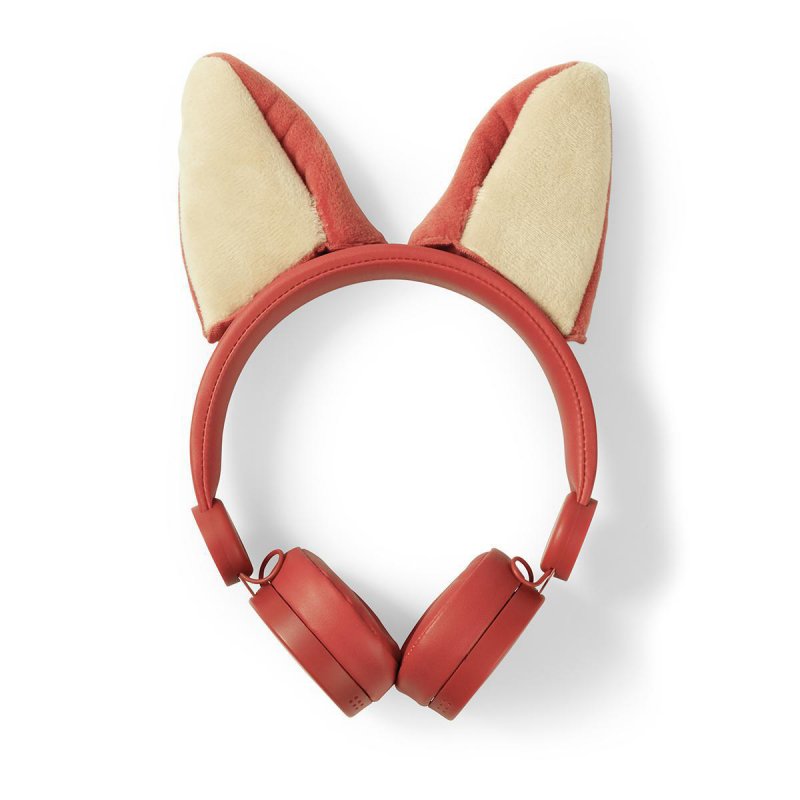 Kabelová sluchátka na uši | 3,5 mm | Délka kabelu: 1.20 m | 85 dB | Oranžová - obrázek č. 5