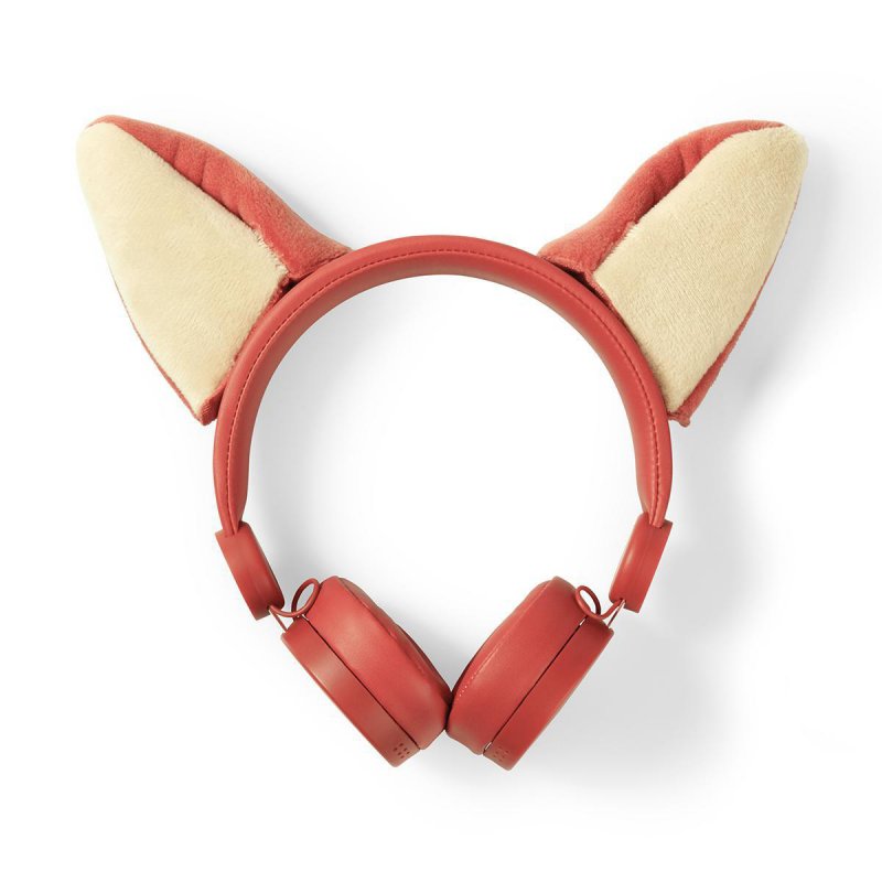 Kabelová sluchátka na uši | 3,5 mm | Délka kabelu: 1.20 m | 85 dB | Oranžová - obrázek produktu