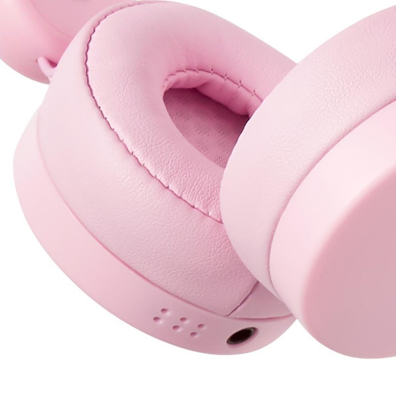 Kabelová sluchátka na uši | 3,5 mm | Délka kabelu: 1.20 m | 85 dB | Bílá / Růžová - obrázek č. 3