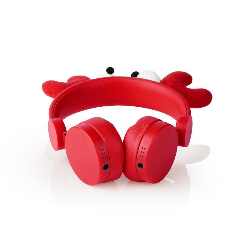 Kabelová sluchátka na uši | 3,5 mm | Délka kabelu: 1.20 m | 85 dB | Červená - obrázek č. 6