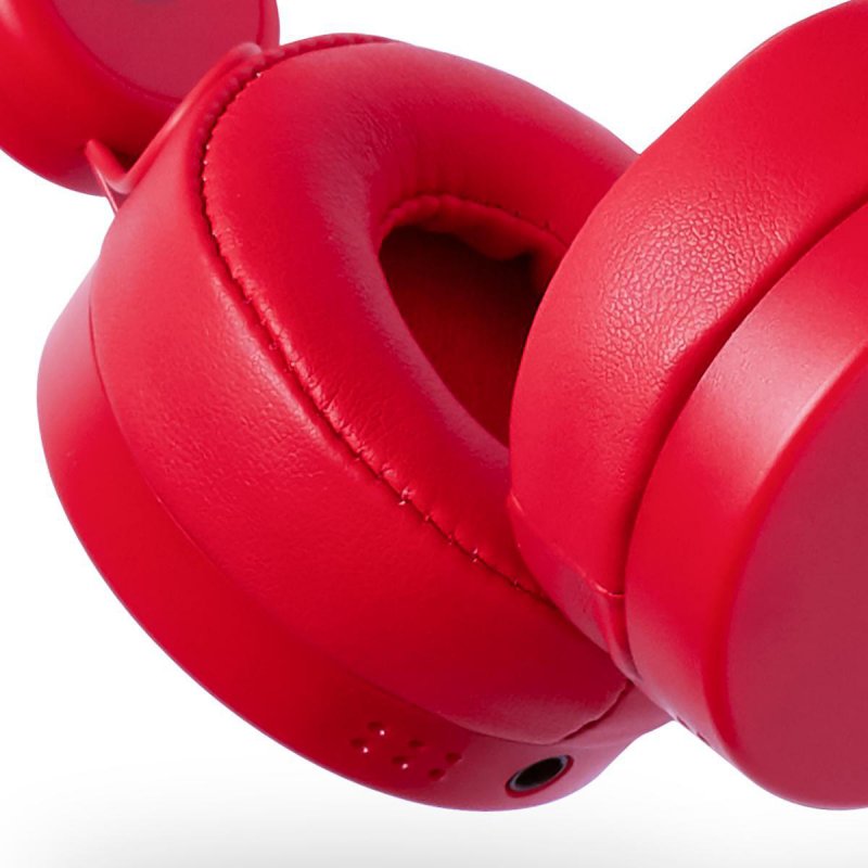Kabelová sluchátka na uši | 3,5 mm | Délka kabelu: 1.20 m | 85 dB | Červená - obrázek č. 11