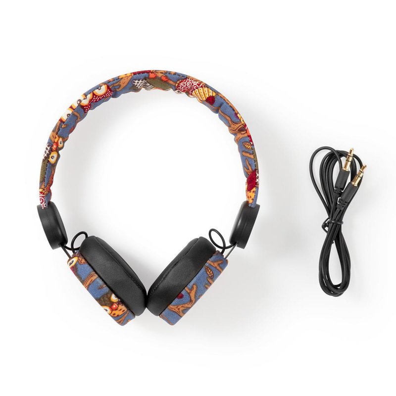 Kabelová sluchátka na uši | 3,5 mm | Délka kabelu: 1.20 m | 85 dB | Černá - obrázek č. 9