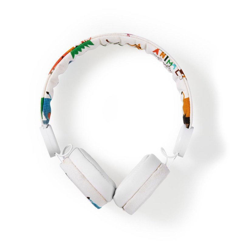 Kabelová sluchátka na uši | 3,5 mm | Délka kabelu: 1.20 m | 85 dB | Bílá - obrázek produktu