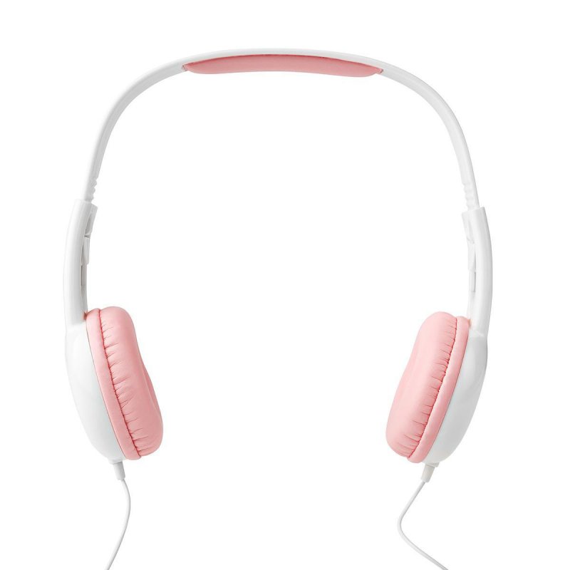 Kabelová sluchátka na uši | 3,5 mm | Délka kabelu: 1.20 m | 82 dB | Růžová - obrázek č. 4