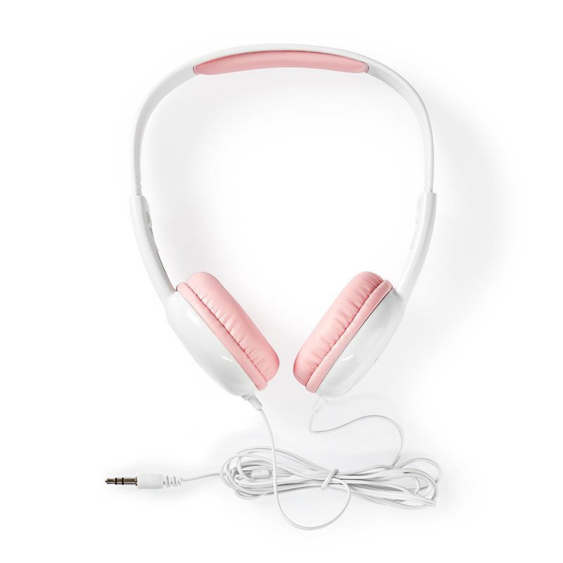 Kabelová sluchátka na uši | 3,5 mm | Délka kabelu: 1.20 m | 82 dB | Růžová - obrázek č. 3