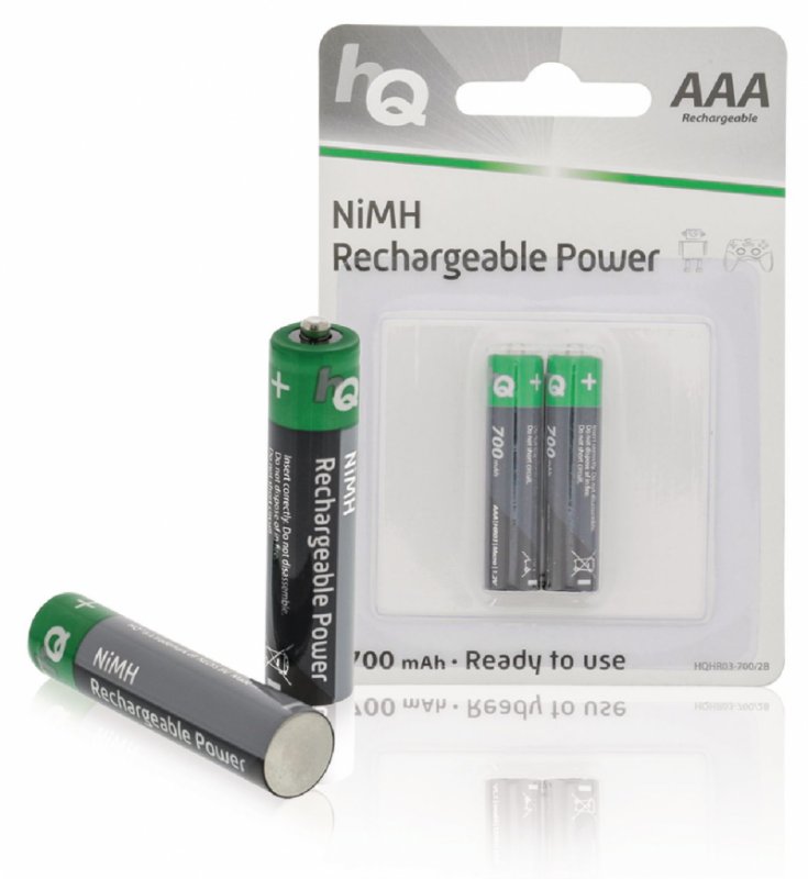 Dobíjecí NiMh Baterie AAA 1.2 V 700 mAh 2-Blistr - obrázek č. 1