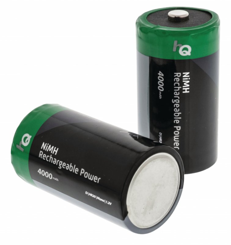 Dobíjecí NiMh Baterie D 1.2 V 4000 mAh 2-Blistr - obrázek č. 4