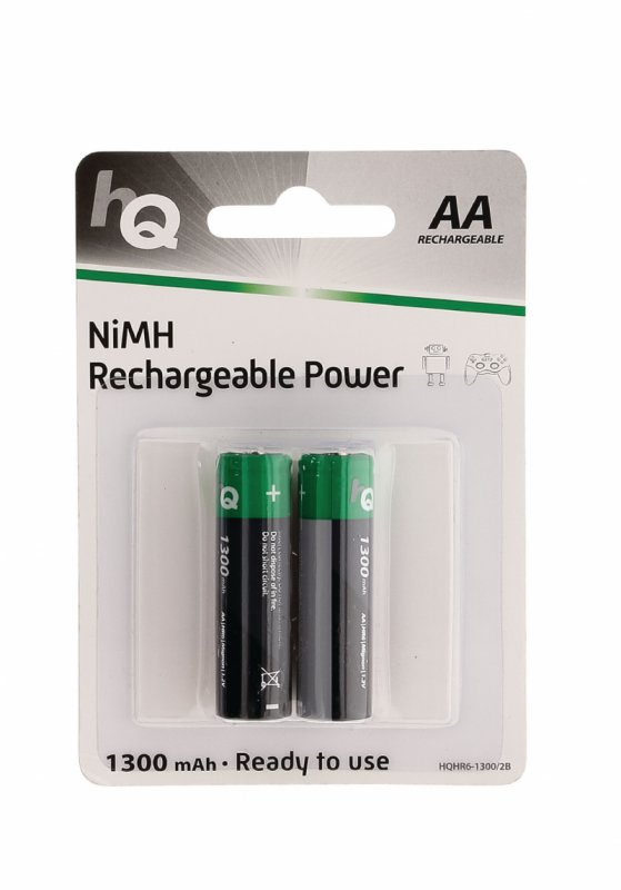 Dobíjecí NiMh Baterie AA 1.2 V 1300 mAh 2-Blistr - obrázek produktu