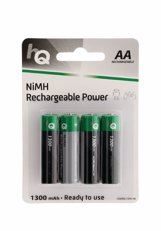 Dobíjecí NiMh Baterie AA 1.2 V 1300 mAh 4-Blistr - obrázek produktu