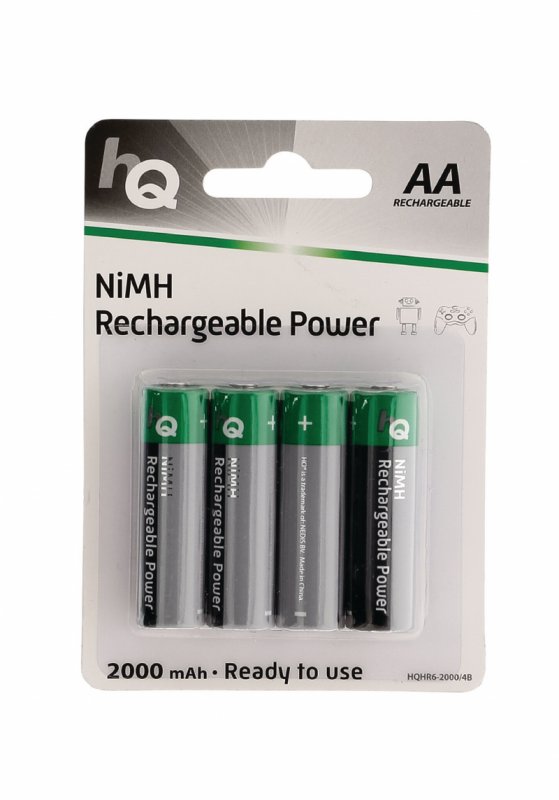 Dobíjecí NiMh Baterie AA 1.2 V 2000 mAh 4-Blistr - obrázek produktu