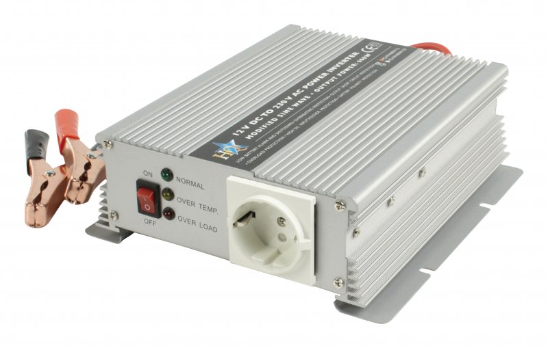 Měnič Modifikovaná sinusoida 12 VDC - AC 230 V 600 W F (CEE 7/3) - obrázek produktu