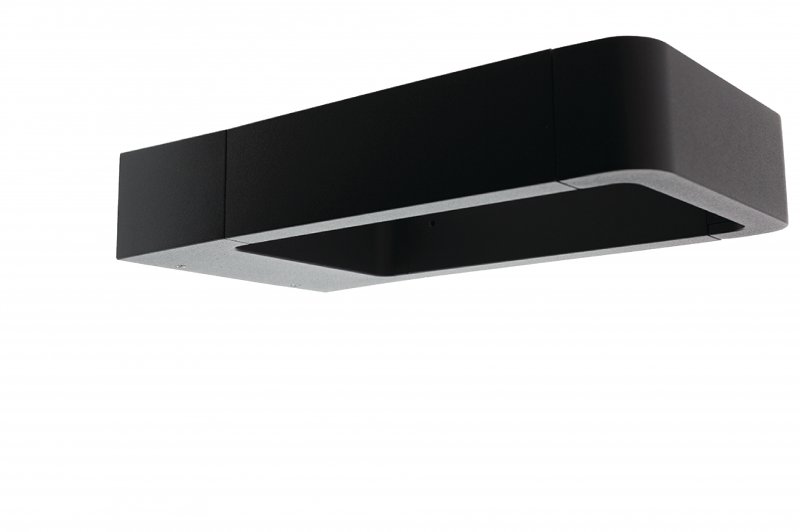 LED Venkovní Nástěnné Svítidlo 6 W 120 lm Černá HQLEDWLOUT05 - obrázek produktu